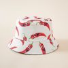 Watermelon hat new pattern fisherman hat women summer outdoor printing double-sided sun hat couple leisure