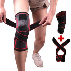 Knee Sleeve Fit Support - for Sports,Joint Pain and Arthritis Relief, Improved Circulation Compression - Single (Color: Red)