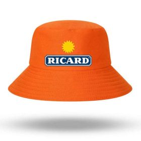 Ricard Bucket Cotton Outdoor Hats (Color: orange)