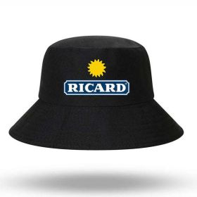 Ricard Bucket Cotton Outdoor Hats (Color: Black)