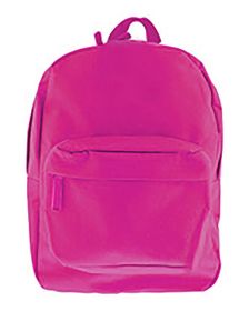 Liberty Bags 7709 16" Basic Backpack (Color: HOT PINK)