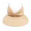 Women Sun Visor Sun Hat Women Anti-ultraviolet Elastic Hollow Top Hat Outdoor Quick-drying Sun Hat Summer Beach Hat 2021 New