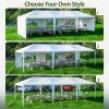 10 x 30 ft Heavy Duty Garden Event Canopy Outdoor Wedding Party Gazebo Tent with Removable Sides