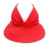 Women Sun Visor Sun Hat Women Anti-ultraviolet Elastic Hollow Top Hat Outdoor Quick-drying Sun Hat Summer Beach Hat 2021 New