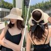 Wide Brim Sun Visor Crochet Picnic Hat Beach UV Protection Scallop Cap For Outdoor; Women's Hat & Caps