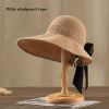 Wide Brim Sun Visor Crochet Picnic Hat Beach UV Protection Scallop Cap For Outdoor; Women's Hat & Caps