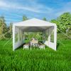 10 x 30 ft Heavy Duty Garden Event Canopy Outdoor Wedding Party Gazebo Tent with Removable Sides